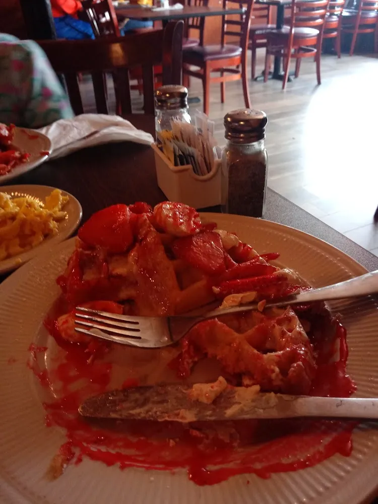 Strawberry Banana Waffles